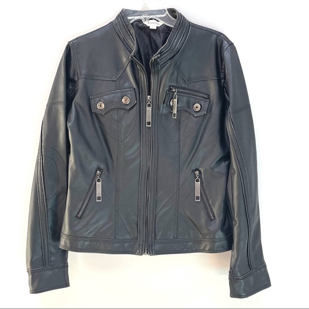 Vegan Leather Moto Jacket